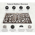 thumbnail image 3 of A1HC Rubber Grill Doormat for Outdoor and Indoor Welcome Mats, Hand Finished Unique Bronze Door Mat-18" x 30", 3 of 6