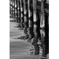 thumbnail image 2 of Lee Peterson 13x18 White Modern Wood Framed Wall Art Titled - Pier Pilings VIII, 2 of 5