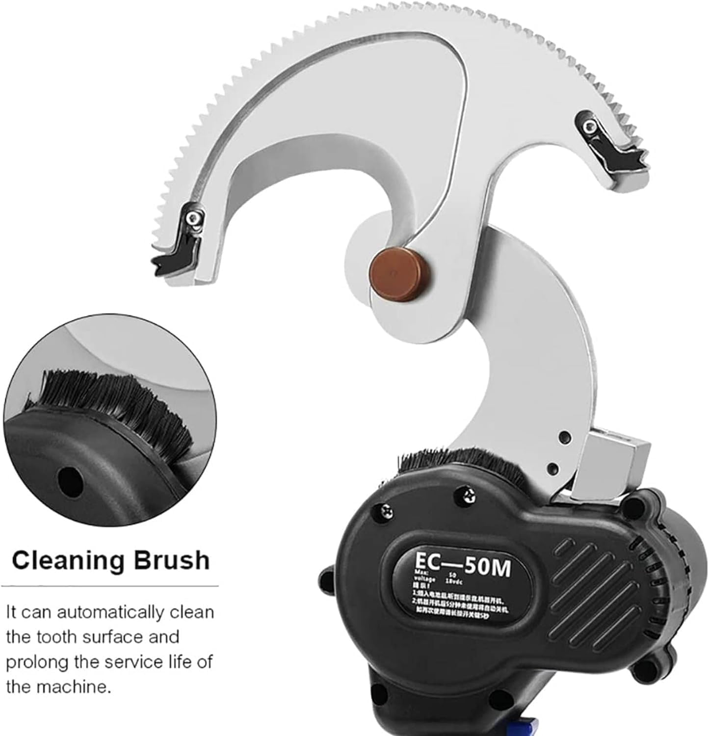 Electric Hydraulic Wire Crimper, Electric 50Mm/65Mm Ratchet Wire Cutter, Battery Powered Hydraulic Cable Cutter, Electric Wire Cutting Tool for Cu/Al Cable and Armoured Cable with 2 Gear Speed,65mm E