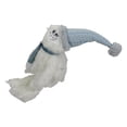 thumbnail image 4 of Northlight Plush Sitting Yeti  with Knitted Hat Christmas Figure - 22" - White and Blue, 4 of 5