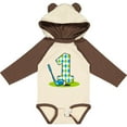 thumbnail image 3 of Inktastic Argyle Golf 1st Birthday Boys Long Sleeve Baby Bodysuit, 3 of 5