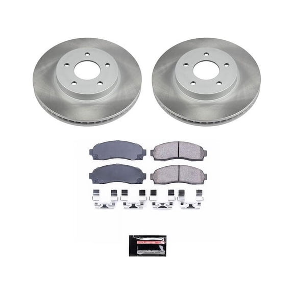 Front Brake Pad and Rotor Kit - Compatible with 2005 - 2006 Chevy Equinox