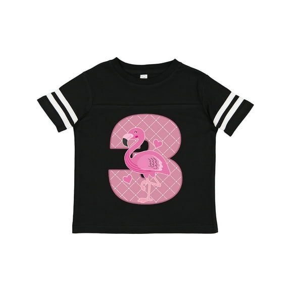 Inktastic 3rd Birthday Flamingo 3 Year Old Girl Girls Toddler T-Shirt