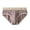Coffee, variant on Men's Solid Color Mid Rise U-Size Triangle Underwear for Everyday Comfort and Support Black L