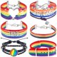 thumbnail image 1 of Almx 6Pcs LGBT Pride Rain Pulsera Love Wins Del Día De Valene QDD Gao Jiahui unisex, 1 of 1