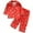style-01 Brick Red, variant on Gubotare Christmas Pajama Sets Baby Toddler Kids Baby Girl Solid Pjs Ruffle Long Sleeve Button Down Shirt Top and Pants 2Piece Pajamas Set Size 6 12 Months (Green,6-12 Months)