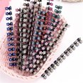 thumbnail image 2 of Pinzas de pino, 12 piezas de pinzas para el cabello con diamantes de imitación, mini pinzas para el cabello impulsadas por el rendimiento, 2 of 5