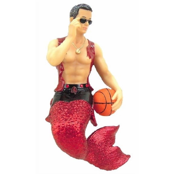 December Diamonds Atlanta Basketball Player Merman Christmas Ornament 5555001