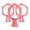 Pink, variant on YAHHU Sublimation Pinch Tumbler Clamp Nonslip Grip Tool for 20 Oz Blanks Mug Adjustable Angle DIY Heat Press Machine Supplies - White 3 Pack
