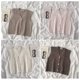 thumbnail image 5 of Chaleco de mujer Chaleco sin mangas con botones Top de punto con cuello en V informal, Blanco Methold AP001560-01B, 5 of 7