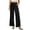 Black, variant on Tittly Palazzo Pants Wide Leg Sweatpants Women Women's Solid Color Fashionable Casual Pocket Cotton Linen Waist Wide Leg Pants Cotton Pants for Women Pantalones Para Mujer AG L