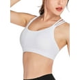 thumbnail image 4 of SHCKE Women Cross Back Yoga Bra Activewear Padded Comfortable Fitness Sports Bra, 4 of 5