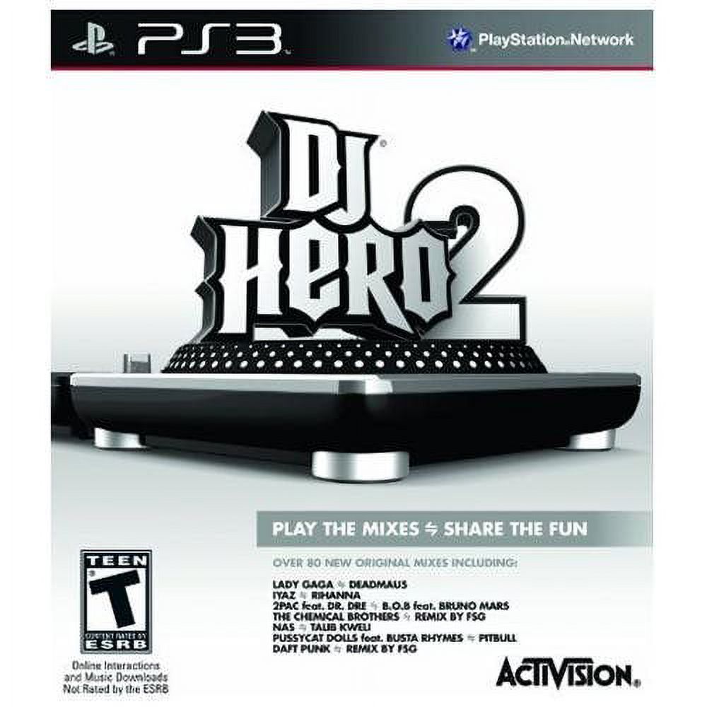 DJ Hero 2 (sw), Activision Blizzard, PlayStation 3, 047875961647 - image 2 of 5