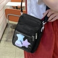Japanese School Girl Clear Crossbody Bag Student Nylon Small Shoulder
