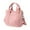 Pink, variant on Canvas Tote Bag for Women with Zipper Mini Tote Bags with Water Bottle Pocket Shoulder Handbag for College Work Black