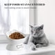 thumbnail image 5 of Cuencos elevados para perros,Cuencos para gatos para perros medianos, gatos adultos,Cuencos de agua de comida para gatos de cerámica,Protege la columna vertebral, 5 of 5