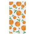 thumbnail image 3 of Fruit Oranges Green Leaves Microfiber Kitchen Hand Towel Dish Cloth Tableware Household Cleaning Towel Utensils for Kitchen, 3 of 7