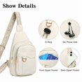 thumbnail image 6 of GAEKEAO Sling Bag for Women Crossbody Bags Fanny Pack Vegan Leather Chest Bag Travel Shoulder Belt Purse Backpack Gifts, 6 of 8