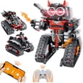 thumbnail image 1 of Remote Control Building Toys, 3-in-1 STEM Robot Building Kit for Kids,408 PCS Remote & APP Controlled Stunt Robot, 1 of 5