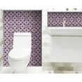 thumbnail image 6 of 6" X 6" Merlot Lisa Removable Peel and Stick Tiles, 6 of 9