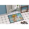 thumbnail image 4 of Carolines Treasures PJC1065JMAT Bunny Family Easter Rabbit Tapis Intérieur & Extérieur - 24 x 36 Po., 4 of 4