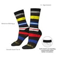 thumbnail image 4 of Fuzoiu First Responder American Flag Print Athletic Crew Socks for Men & Women,Casual Crew Socks,Above Ankle Crew Socks for Business, Casual, 4 of 6