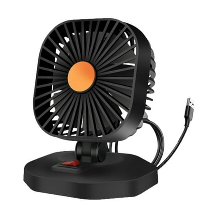

Summer Savings Clearance!RBCKVXZ Car Fan With 6 Fan Blades Electric 2 Speed Cool-ing Circulator Multi-Angle Rotation Rotatable Auto Fan For Sedan SUV RV Auto Vehicles