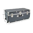 thumbnail image 3 of Seward Explorer 30" Trunk with Wheels & Lock, Gray, 3 of 7