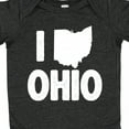 thumbnail image 4 of Inktastic I Love Ohio with State Silhouette Boys or Girls Baby Bodysuit, 4 of 5