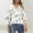 A-White, variant on Ladies Tops and Blouses 3/4 Length Flared Sleeve T-Shirts V Neck Casual Tunic Tops Basic Floral Print Office Work Shirts Loose Fits Blouse