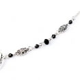 thumbnail image 4 of Boho Moon Head Chain Viking Crystal Crescent Moon Forehead Chain Halloween Circlet Headband Prom Party Festival Hair Accessories for Women(Retro silver), 4 of 5