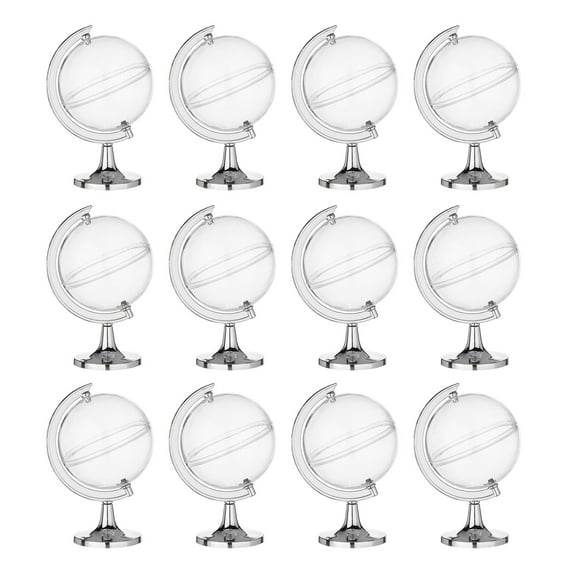 12 Pieces Miniature Globes Candy Containers Creative Miniature Globes Candy Boxes Perfect For Festival Celebration