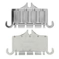 thumbnail image 3 of 4 String Bridges,  Exterior Metal Bass Bridge Height Adjustment Standard Size  For Electric Guitar And Bass Silver,Black, 3 of 8