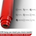 thumbnail image 5 of HTVRONT 12" x 25FT Red HTV Vinyl Iron on Heat Transfer Vinyl for HTVRONT & All Cutter Machine, 5 of 9