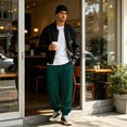 thumbnail image 2 of Urbanix Men's Sweatpants Fashion Casual Fleece Joggers Pants Winter Warm Baggy Elastic Waist Drawstring Athletic Sweatpants, 2 of 5