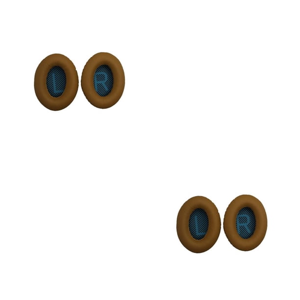 Injueey Almohadillas para auriculares, almohadillas para auriculares, accesorios de protección transpirables, reemplazo para Bose QC35 caqui + Type1 NO1