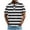Black, variant on ZCFZJW Mens Henley Shirts Casual Striped Printed Summer Short Sleeve 1/4 Button V Neck Athletic Workout Tops Trendy Oversized Cotton Tees Hot Pink L