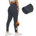 thumbnail image 4 of Kaemgyyd Fleece Lined Leggings for Women High Waisted Workout Winter Warm Soft Yoga Pants Thermal Thick Base Layer Underwear, 4 of 7