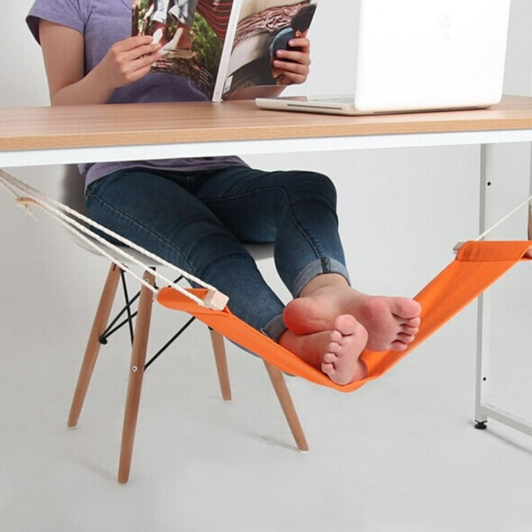 Polyester Desk Feet Hammock  Polyester Foot Rest Stand