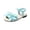 Sky Blue, variant on Women's Bow Toe Ring Sandals, Slingback Flat Shoes, Summer Sandals, Beach Sandals, Women's Bow Toe Ring Slingback Sandals, Open Toe Flat Shoes for Summer, Daily Wear, Light Purple 6