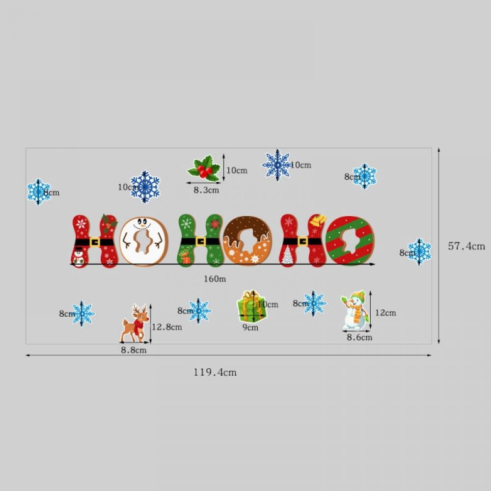 Christmas Garage Decoration Magnets Stickers Happy Holidays Merry Christmas Refrigerator Stickers Christmas Garage Door Decals for Christmas Party Supplies Home Decorations