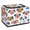 Multicolor 1, variant on CURLYOOT Red Eyed Tree Frog Storage Bin With Zipper Lid, Foldable Clothes Organizer Lidded Storage Baskets, Rectangular Box Closet Shelf Organizer