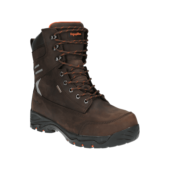 RefrigiWear Ice Viking Waterproof Insulated Work Boots - Men's Composite Toe, Anti-Slip, Cold Weather Safety Footwear