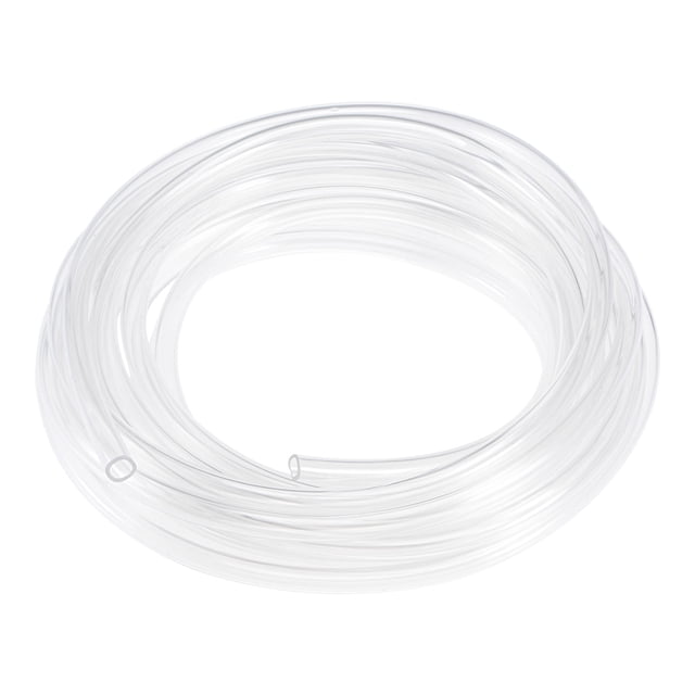Uxcell Manguera de PVC Tubo Flexible Ligero para Tubo de Agua, Tubo de Aire 6mm ID 8mm OD 6m