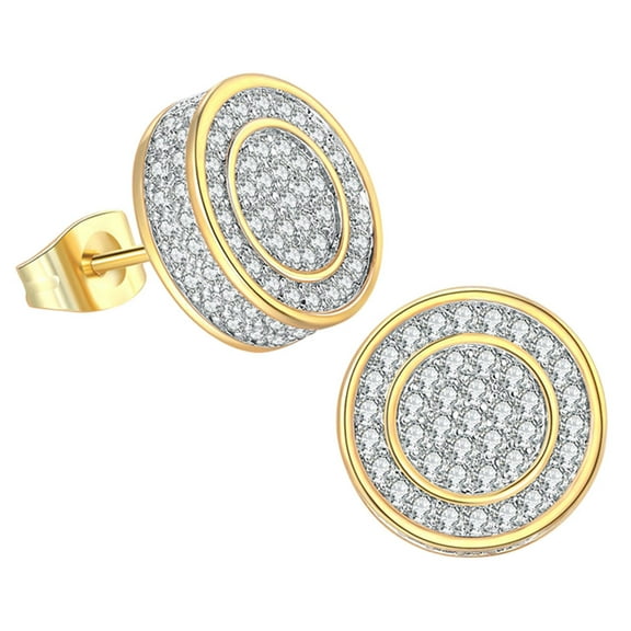 SEWCHICS Men Earrings Jewelry Ear Studs Multi 1 Pair