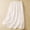 White, variant on Women's Light Fabric Drawstring Elastic Waist Midi Skirt, Solid Color Layered A-Line Flowy Long Skirt Yellow 2XL