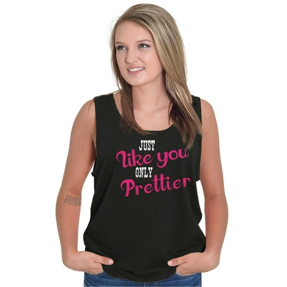 You Only Prettier Country Attitude Tank Top Tee Shirt Women Brisco Brands S