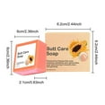 thumbnail image 3 of Hauiodp Papaya Moisturizing Soap Extraction Soap Mild And Fair Refined Moisturizing Nursing Soap, 3 of 9