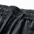 thumbnail image 5 of EOYWHK Mens Cargo Shorts Quick Dry with Pockets Elastic Waist Cargo Shorts for Men Relaxed Fit Soft Lightweight Breathable for Basketball Black, Size L, 5 of 9