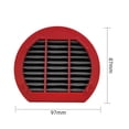 thumbnail image 4 of Pack of 2/4 Replacement Sweeper Filter for Deerma VC25 VC26 Handheld Vacuum, 4 of 6